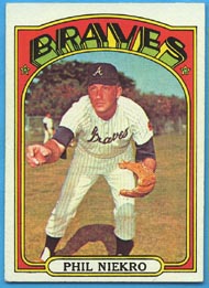 1972 Topps Baseball Cards      620     Phil Niekro